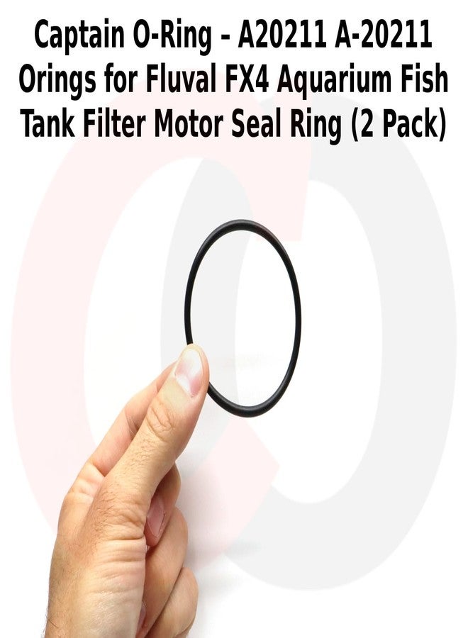 Captain O-Ring - A20211 A-20211 Orings for Fluval FX4 Aquarium Fish Tank Filter Motor Seal Ring (2 Pack) - Image 3